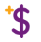 dollar sign plus